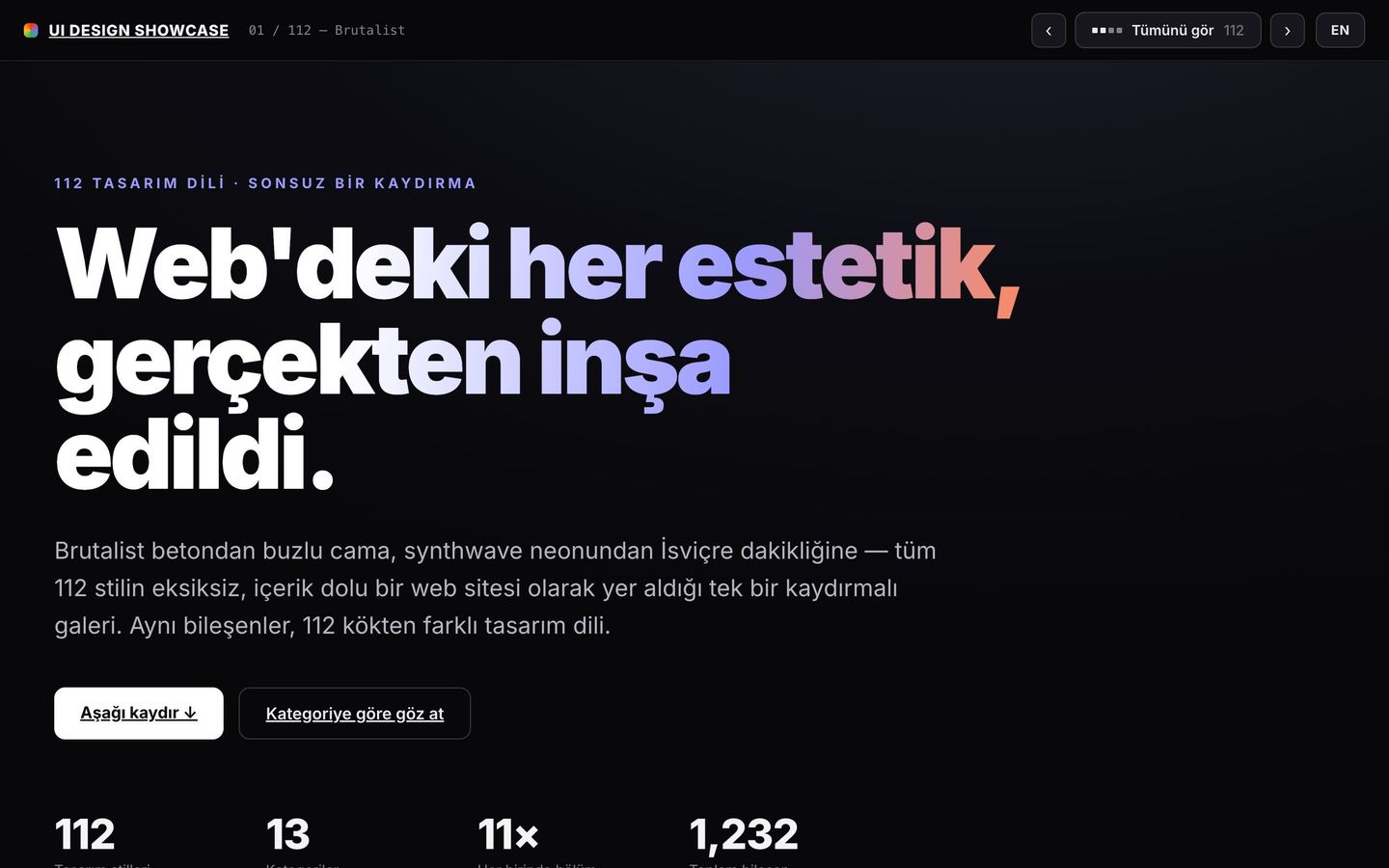 UI Design Showcase